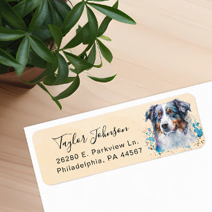 Adresse de retour du chien berger australien