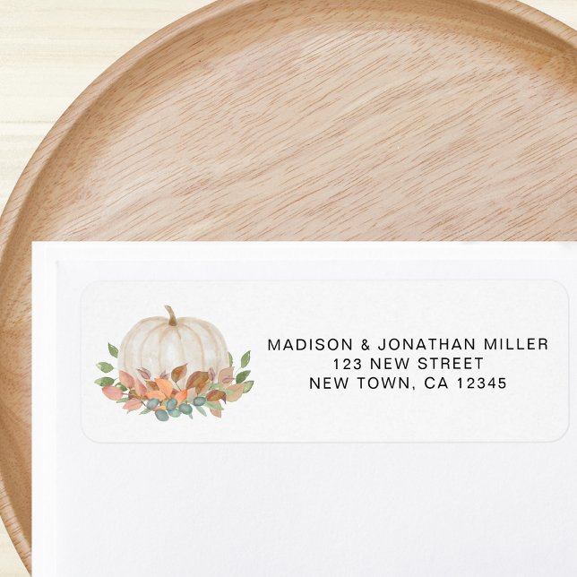 Adresse de retour du Citrouille d'automne (Créateur téléchargé)