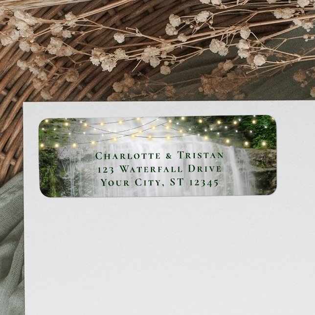Adresse de retour du Mariage de la chaîne de casca (Créateur téléchargé)