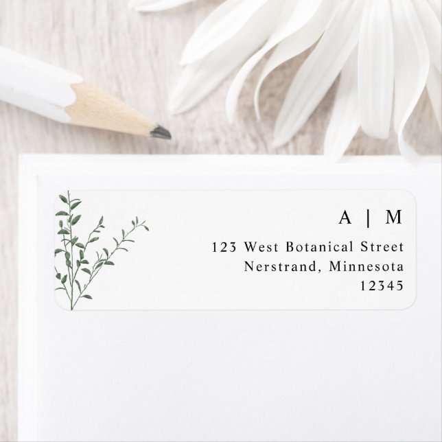Adresse de retour du Mariage de succursale simple  (En situation)