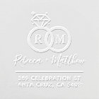 Adresse de retour du Mariage des noms de bague de