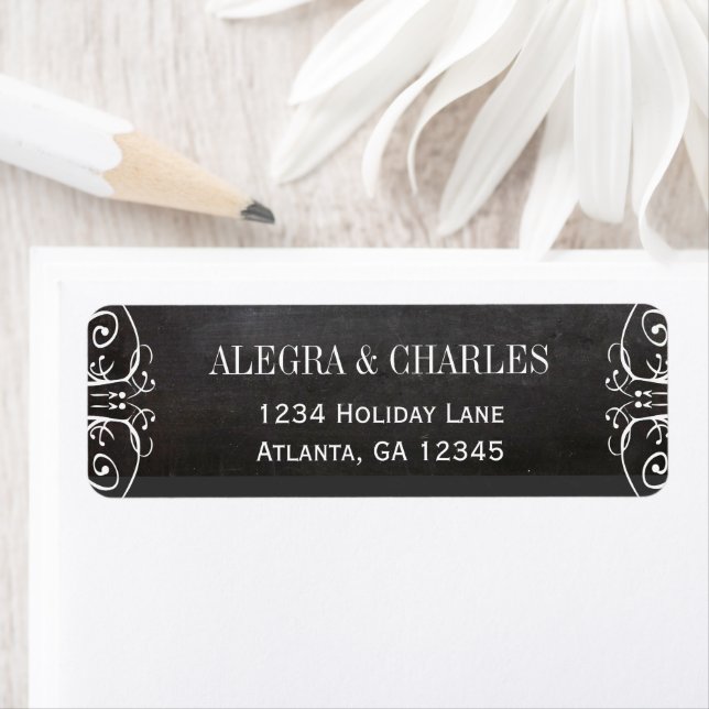 Adresse de retour du Mariage du tableau de bord (En situation)