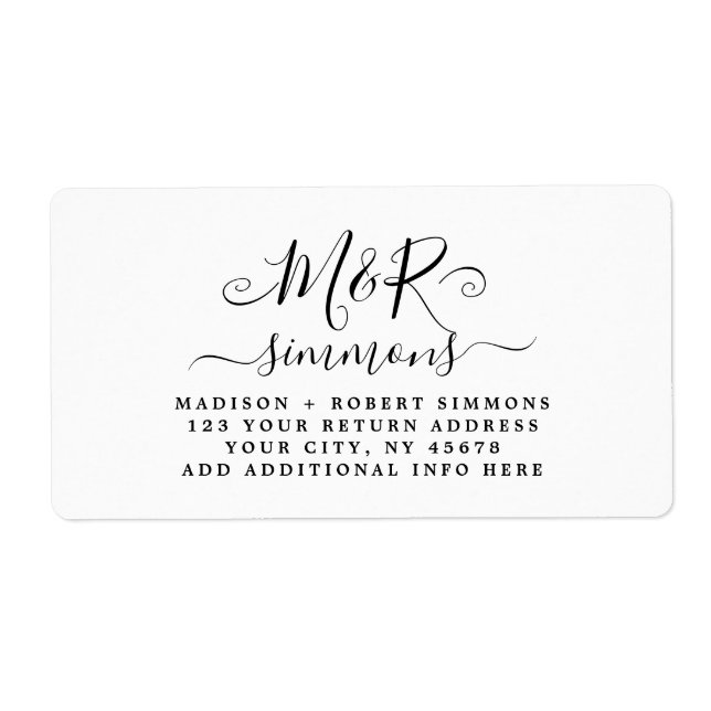 Adresse de retour du script de mariage de gros mon (Devant)