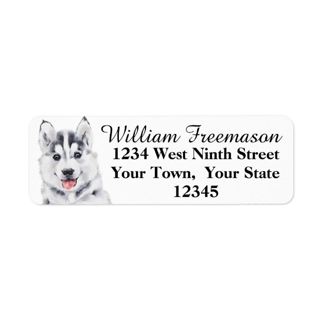 Adresse de retour Husky (Devant)