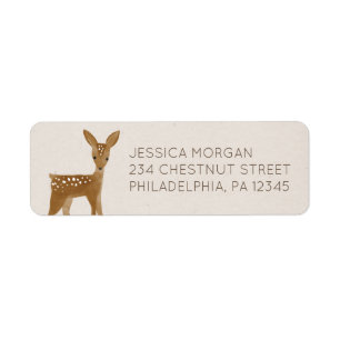 Adresse de retour Label Moderne Bois Cerf