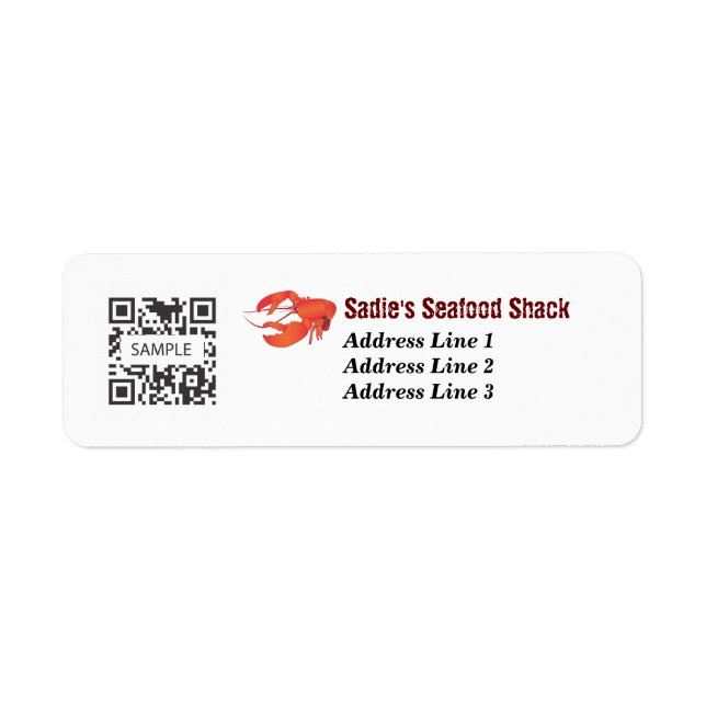 Adresse de retour Label Seafood Restaurant (Devant)