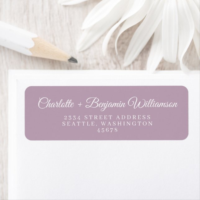 Adresse de retour Lilac de script classique minima (En situation)