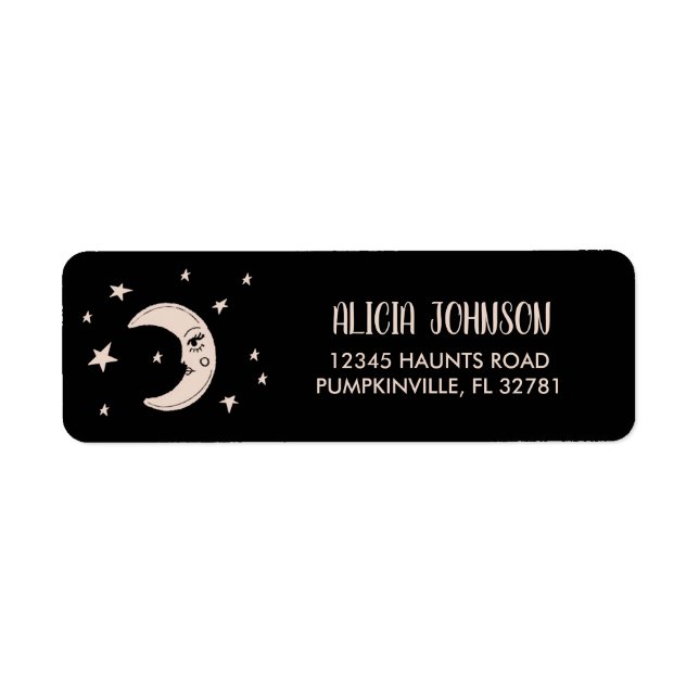 Adresse de retour Moon and Stars (Devant)