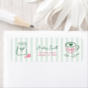 Adresse de Retour pour Baby Shower de Mariée au Ma