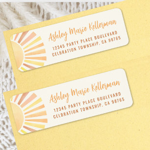 Adresse de retour soleil Boho