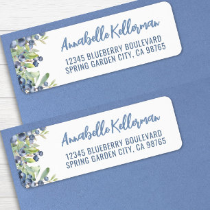 Adresse de Retour Sucrée Myrtille