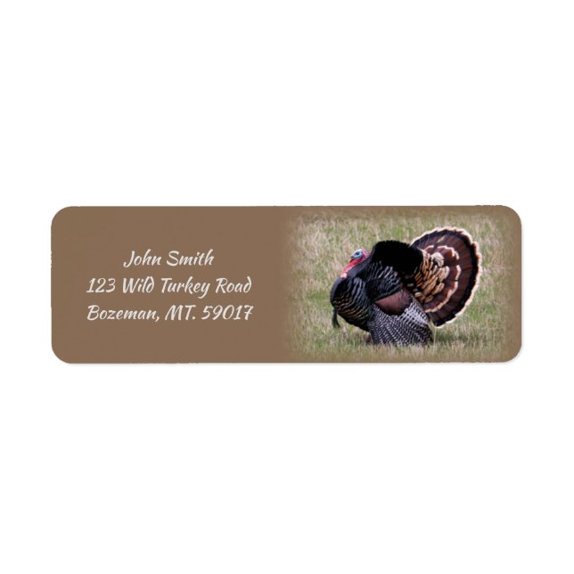 Adresse de retour Wild Turkey (Devant)