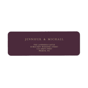 Adresse de tonte de mariage de Figue et Champagne
