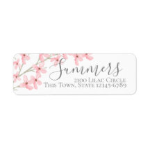 Adresse des fleurs roses