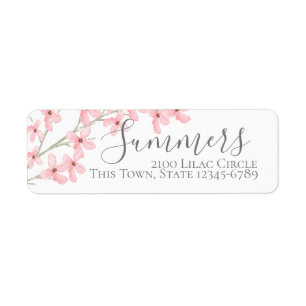 Adresse des fleurs roses