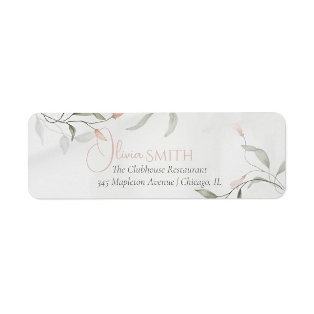 Adresse du Baby shower de fleurs de printemps (Devant)