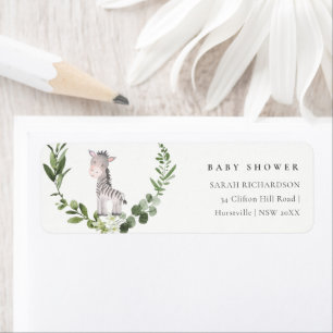 Adresse du Baby shower de la couronne du feuillage