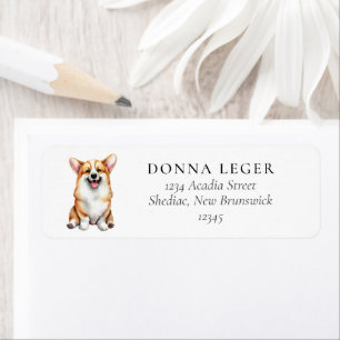 Adresse du chien de Corgi