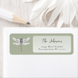 Adresse du Mariage de libellules Sage Green