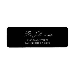 Adresse élégante et minimaliste