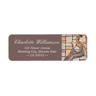 Adresse en bronze de beauté