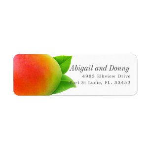 Adresse faite sur commande de la mangue d'été