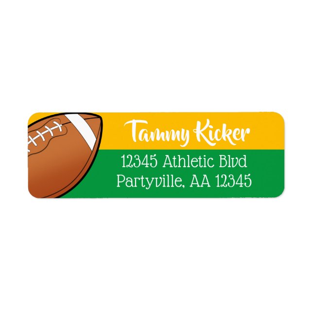 Adresse Green & Gold Football (Devant)