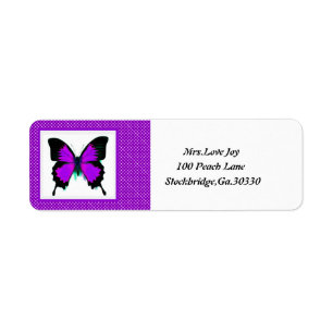 Adresse Lables de papillon