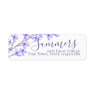 Adresse Lavande Purple Lilac Blossoms