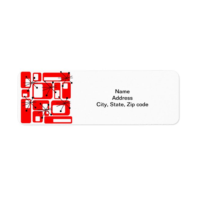 Adresse rétro (Devant)