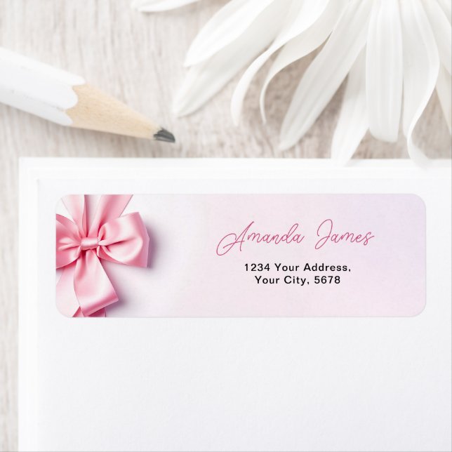 Adresse Ruban Rose (En situation)