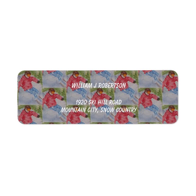 ADRESSE SKIER DOWNHILL (Devant)