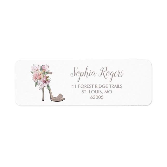 Adresse Stiletto haut talons embellie (Devant)