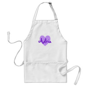 Adria in Purple Standard Apron