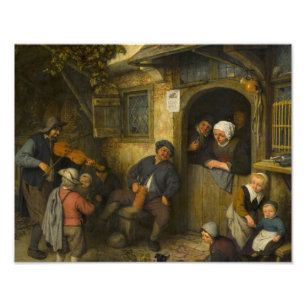 Adriaen van Ostade - The Fiddler Photo Print