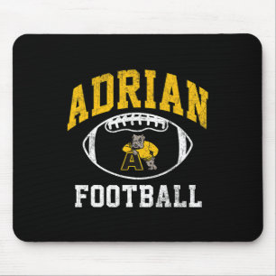Adrian College Football Athletics Vintage Sports A Mouse Pad
