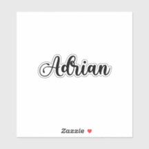 Adrian Name - Handwritten Calligraphy