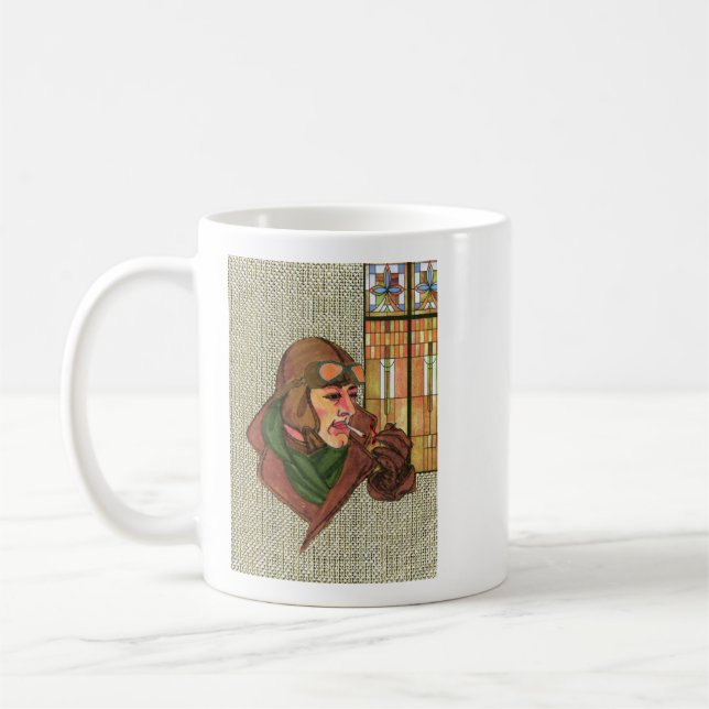 Adrian Reid Spy Zendula Coffee Mug (Left)