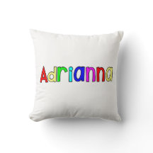 Adrianna - Rainbow text 