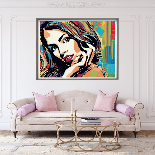 Adrianne Looks Good Pop Art Poster (Adrianne Looks Good Pop Art Poster)