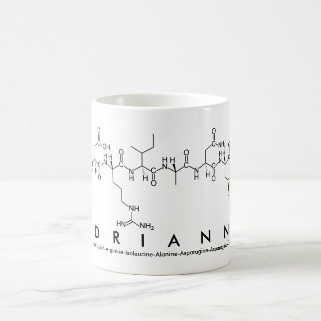 Adrianne peptide name mug (Center)