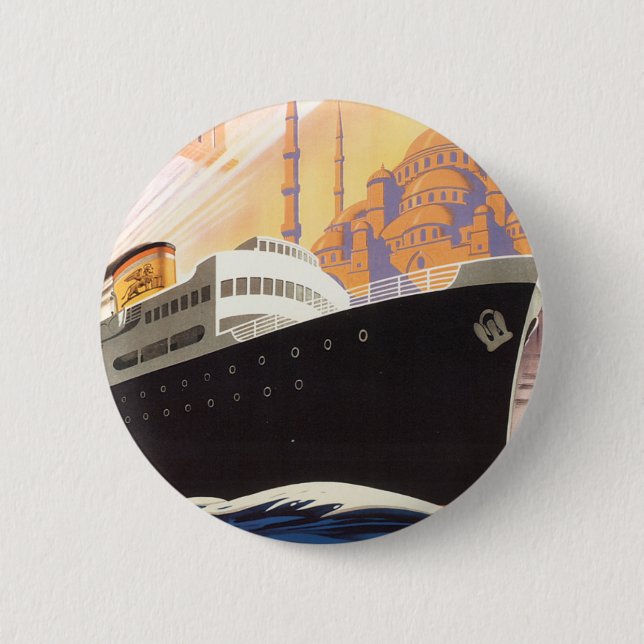 Adriatica Line 2 Inch Round Button (Front)