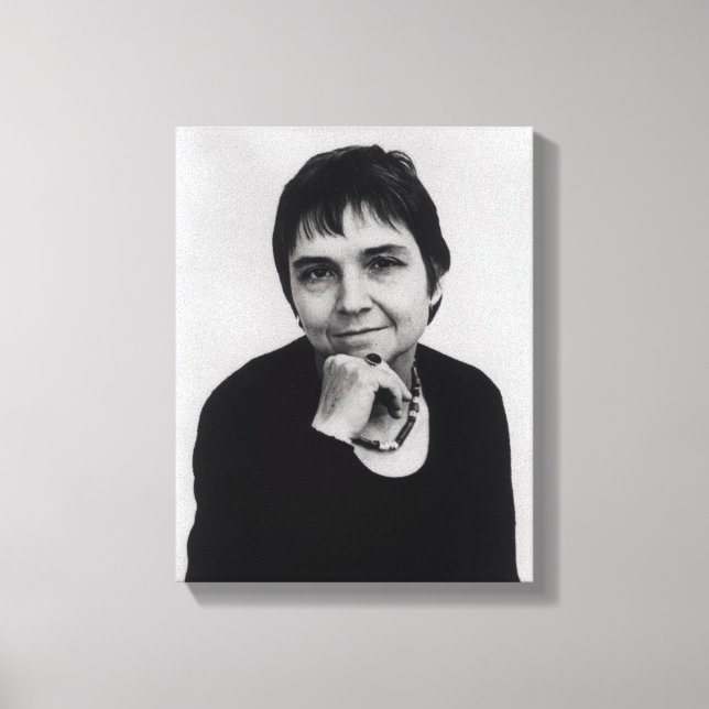 Adrienne Cecile Rich , 1970s Canvas Print (Front)