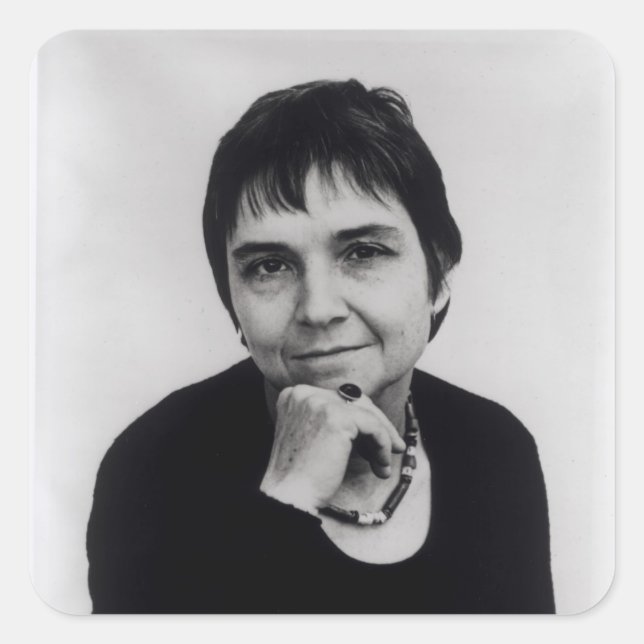 Adrienne Cecile Rich , 1970s Square Sticker (Front)