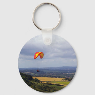 Adrift on the Wind Keychain