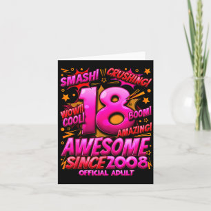Adult 18 Year Old For Boys 18th Birthday Boy  Card