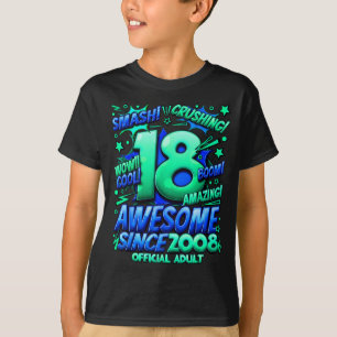 Adult 18 Year Old For Boys 18th Birthday Boy T-Shirt