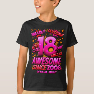 Adult 18 Year Old For Boys 18th Birthday Boy  T-Shirt