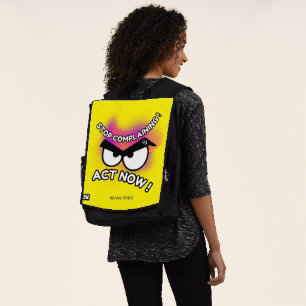 Adult Backpack : Act Now (yellow)