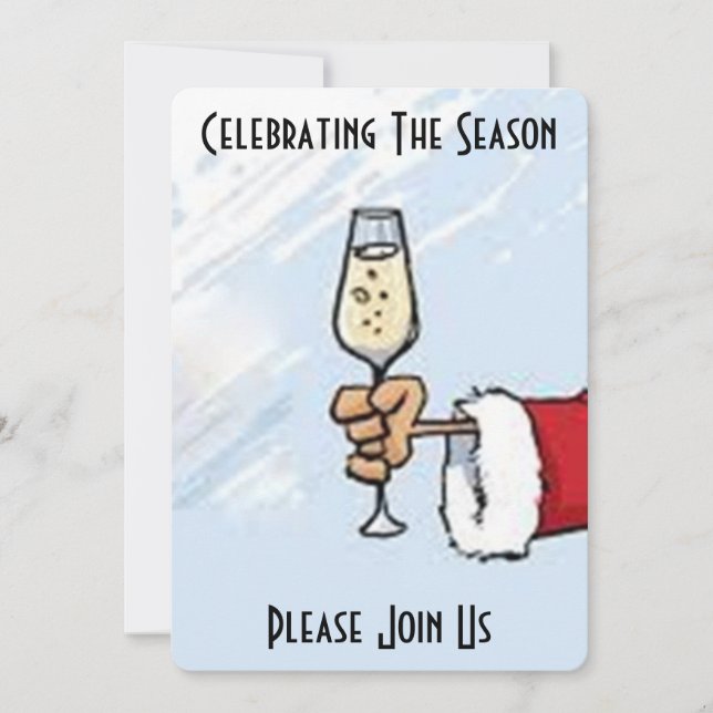 ADULT CHRISTMAS CELEBRATION INVITATION (Front)